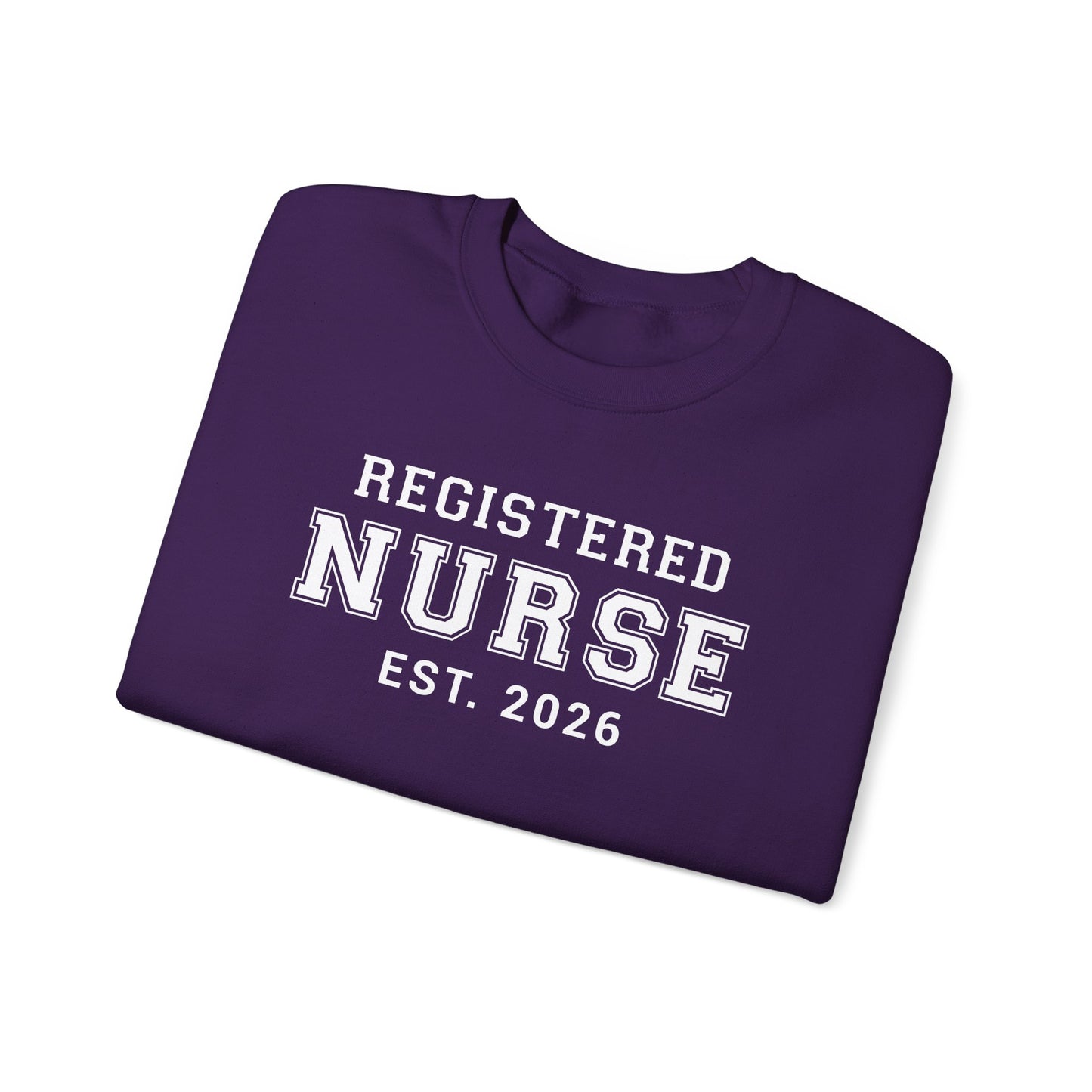 Registered Nurse Sweatshirt, RN Graduation Gift, Varsity Crewneck