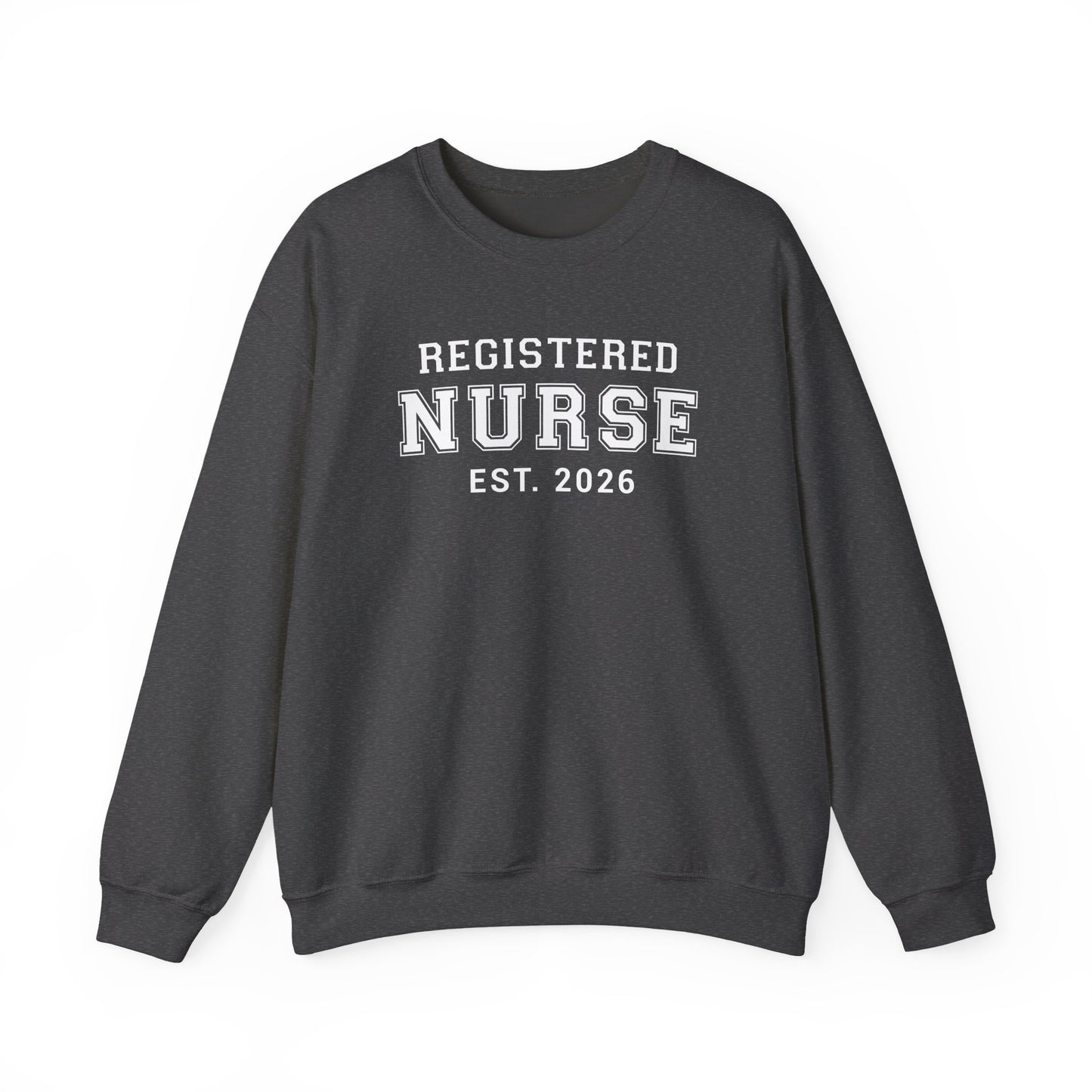 Registered Nurse Sweatshirt, RN Graduation Gift, Varsity Crewneck