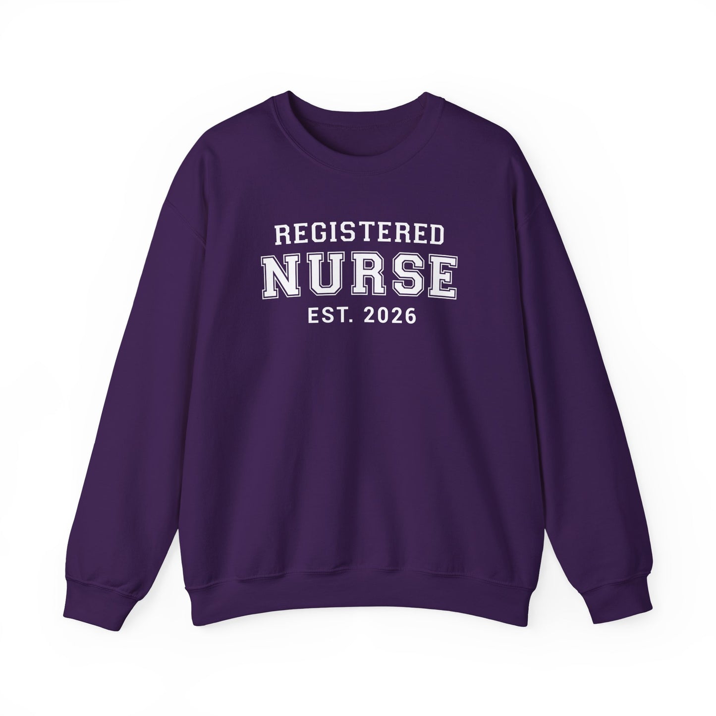 Registered Nurse Sweatshirt, RN Graduation Gift, Varsity Crewneck