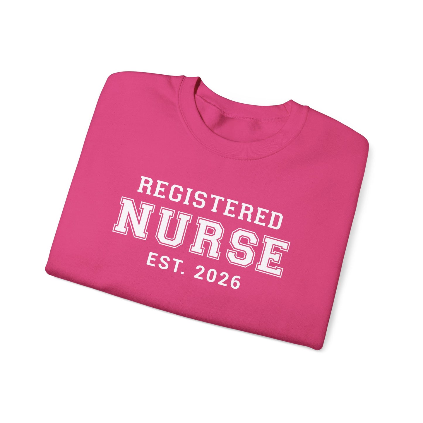 Registered Nurse Sweatshirt, RN Graduation Gift, Varsity Crewneck