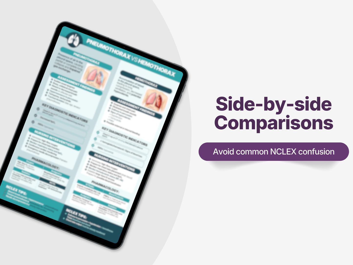 Respiratory Emergencies NCLEX Study Sheets | ABG & Airway Nursing Cheat Sheets PDF