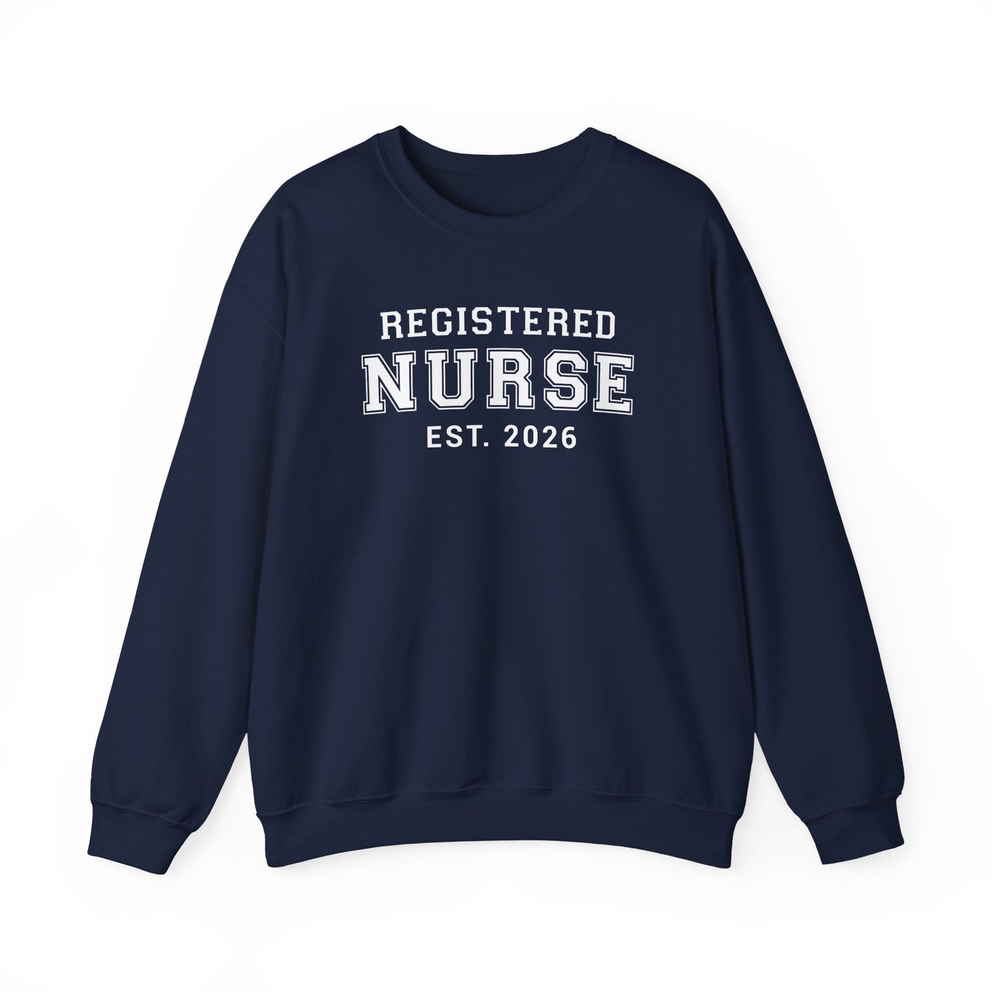 Registered Nurse Sweatshirt, RN Graduation Gift, Varsity Crewneck