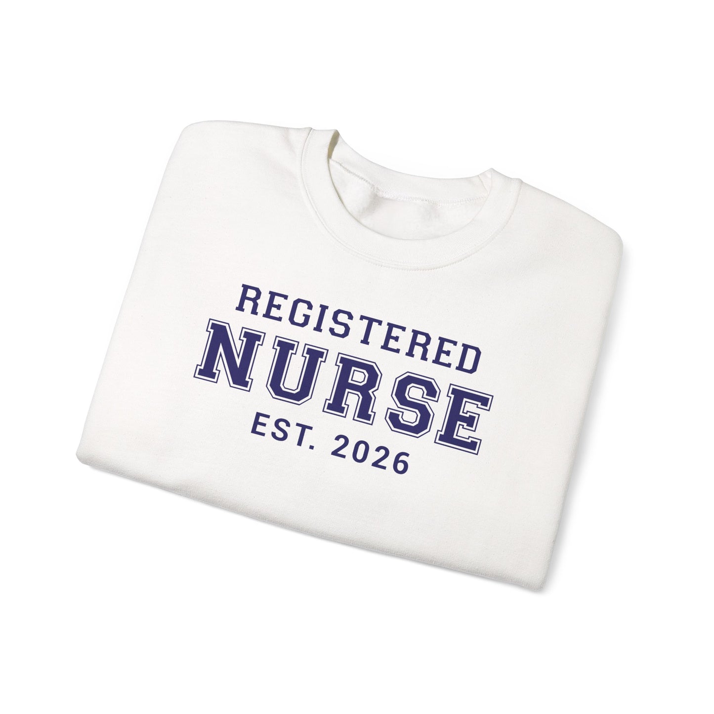 Registered Nurse Sweatshirt, RN Graduation Gift, Varsity Crewneck